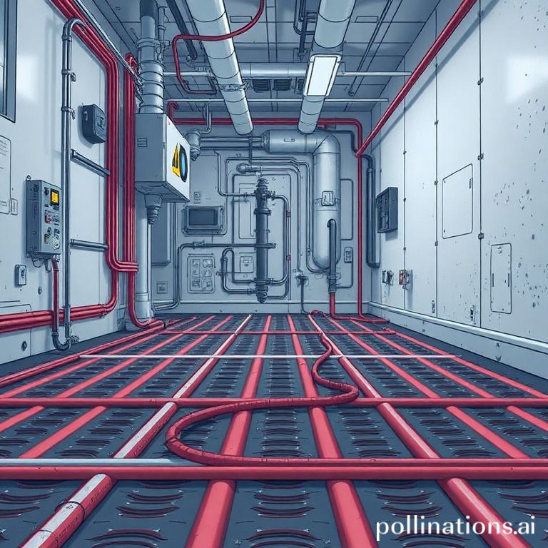 How to ensure safety during the installation of hydronic heating under the floor?