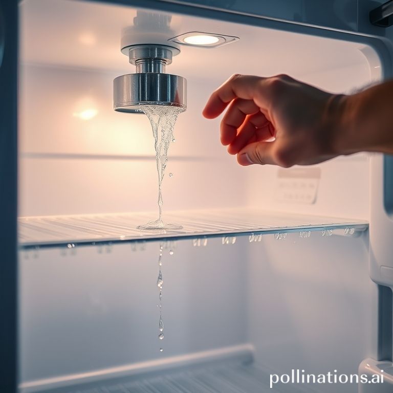 냉장고 해동 시 물 떨어지는 소리 해결책은?