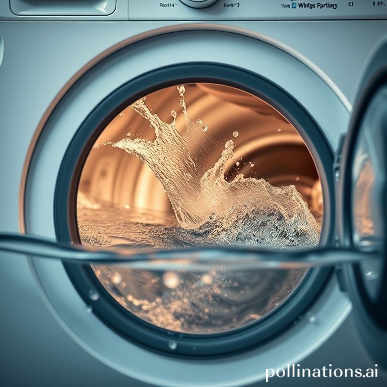 세탁기 급수 시 물이 튀는 현상 해결법은?