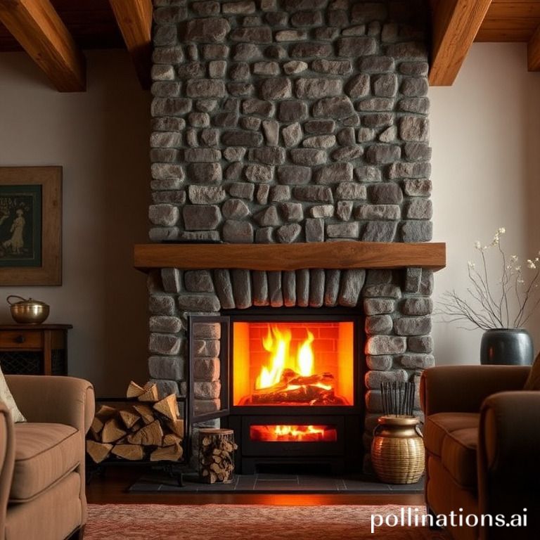 How to improve the energy efficiency of a wood-burning fireplace?