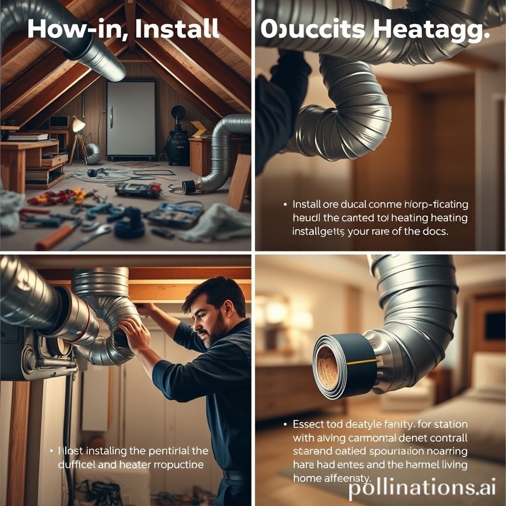 How to install a ducted central heater?