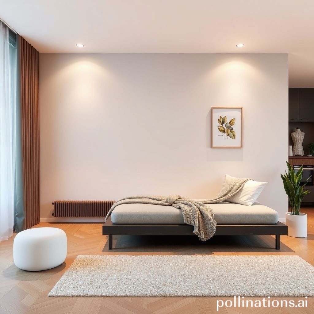 How to integrate a radiant heater into interior design?