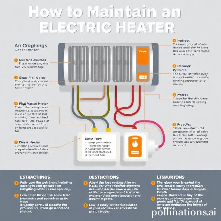 How to maintain an electric heater?