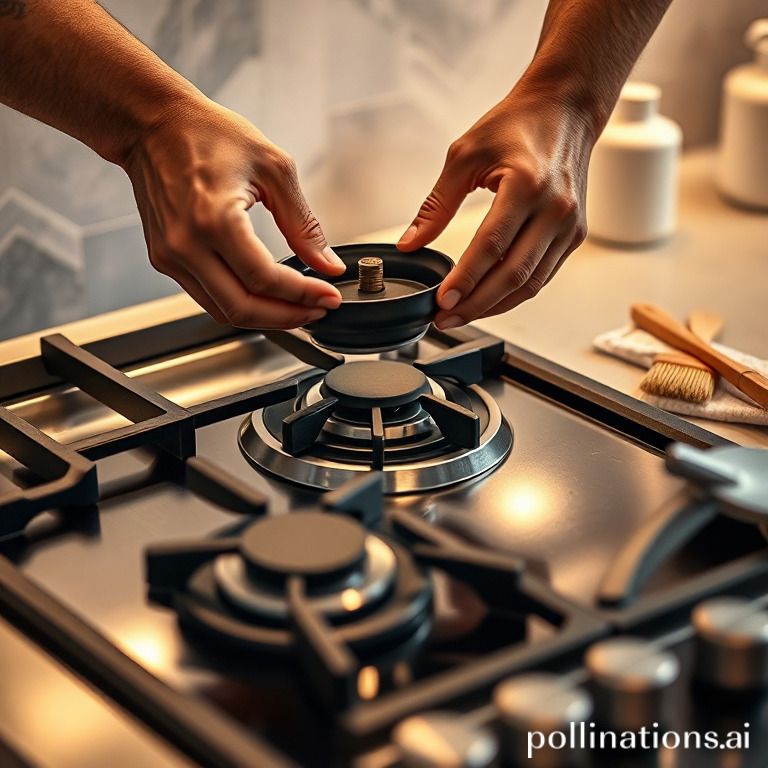 How to maintain the burners of a gas stove?