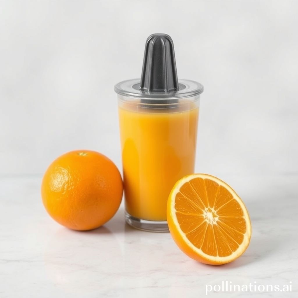 how to make orange juice with a juicer