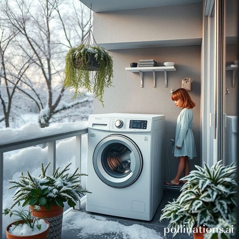 세탁기 베란다 설치 시 동파 방지 방법은?