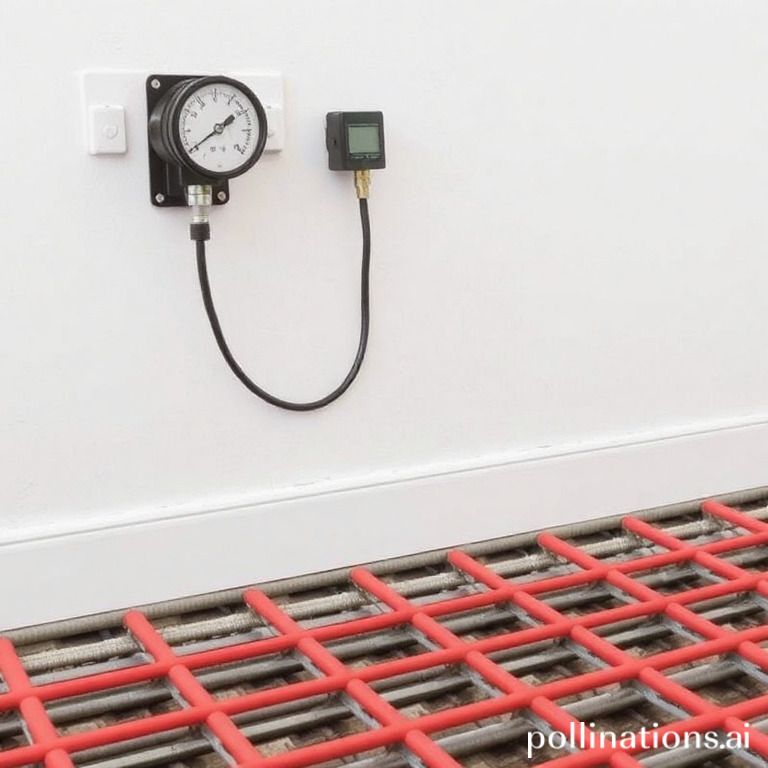 How to regulate hydronic heating under the floor?