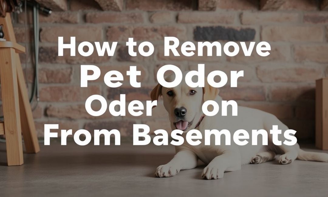 How to remove pet odors from basements​