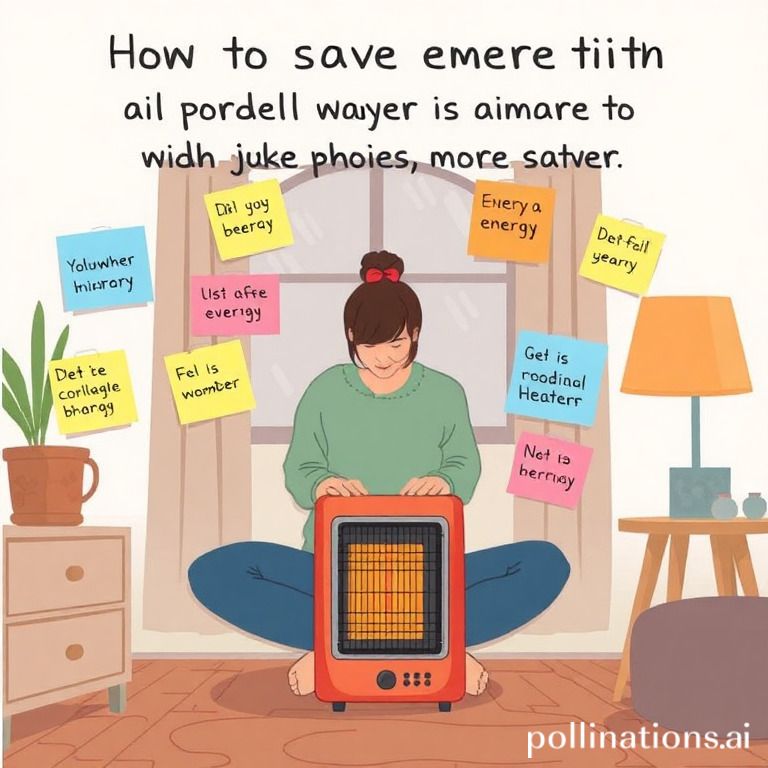 How to save energy with an oil portable heater?