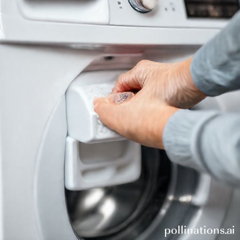 세탁기 세제 투입구 막힘 뚫는 방법은?