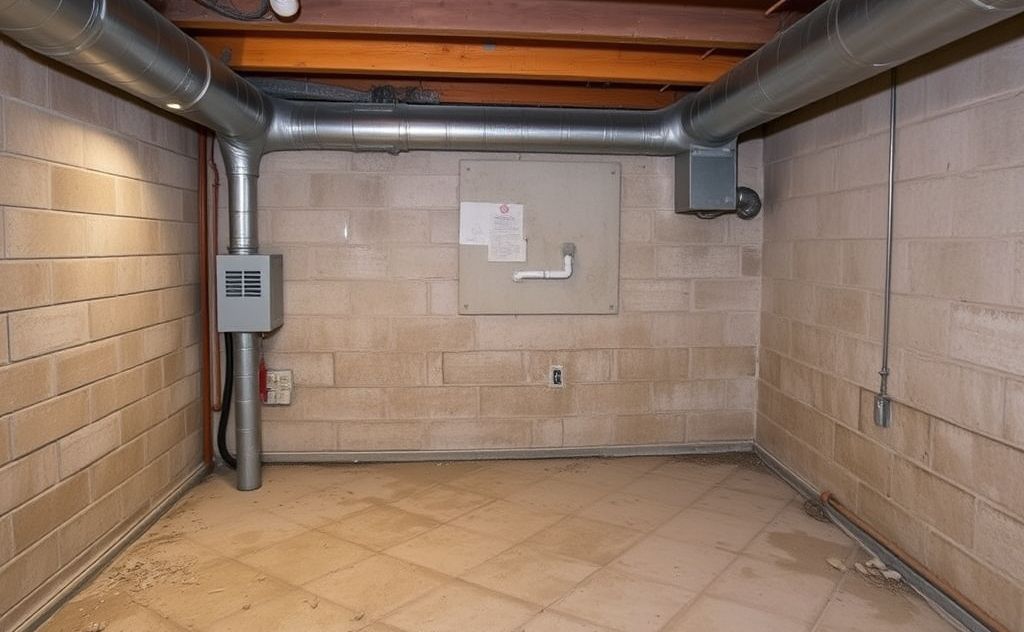 Humidity control solutions for damp basements