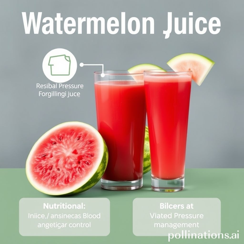 Watermelon Juice: Promoting Hydration and Blood Sugar Control for Diabetics