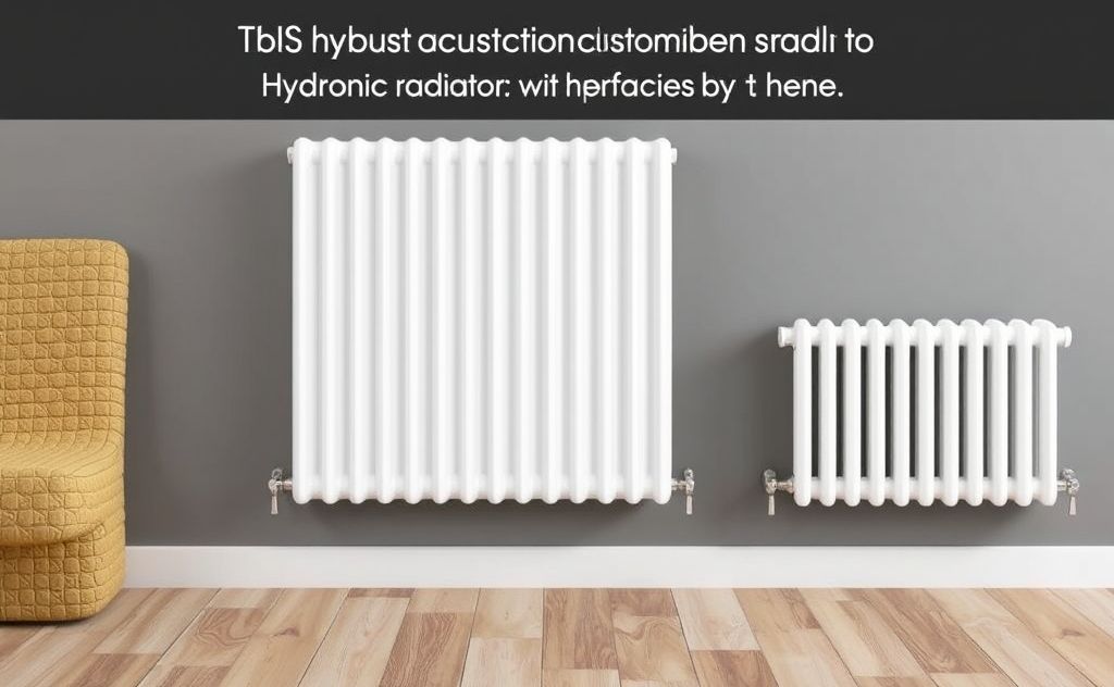 Hydronic radiator customization choices and colors