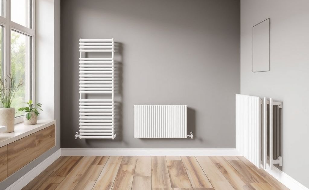 Hydronic radiators fitting modern interior design