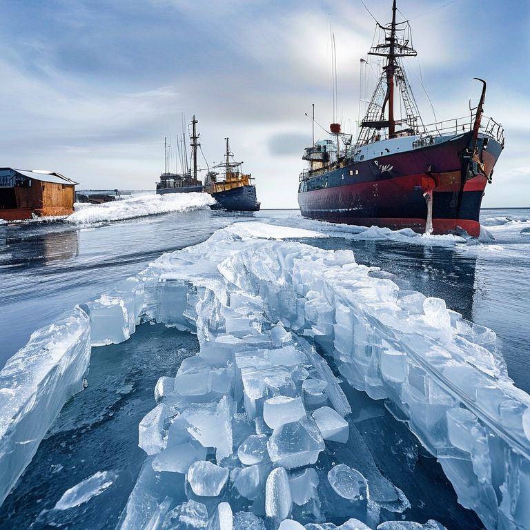 Ice‑Sawing & Ship Repair on the Lena: Engineering Solutions for Siberian Maritime Operations