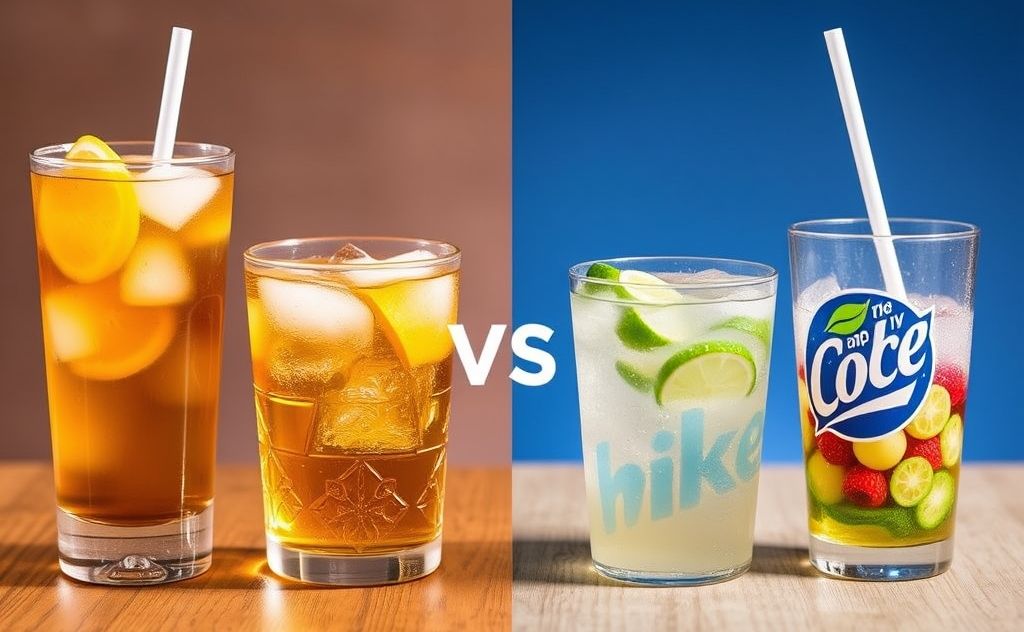 Iced tea vs soda: refreshing drink showdown