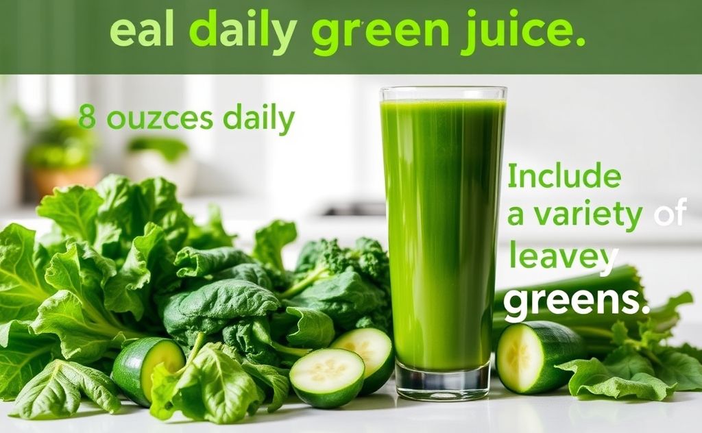 Ideal daily green juice intake guidelines