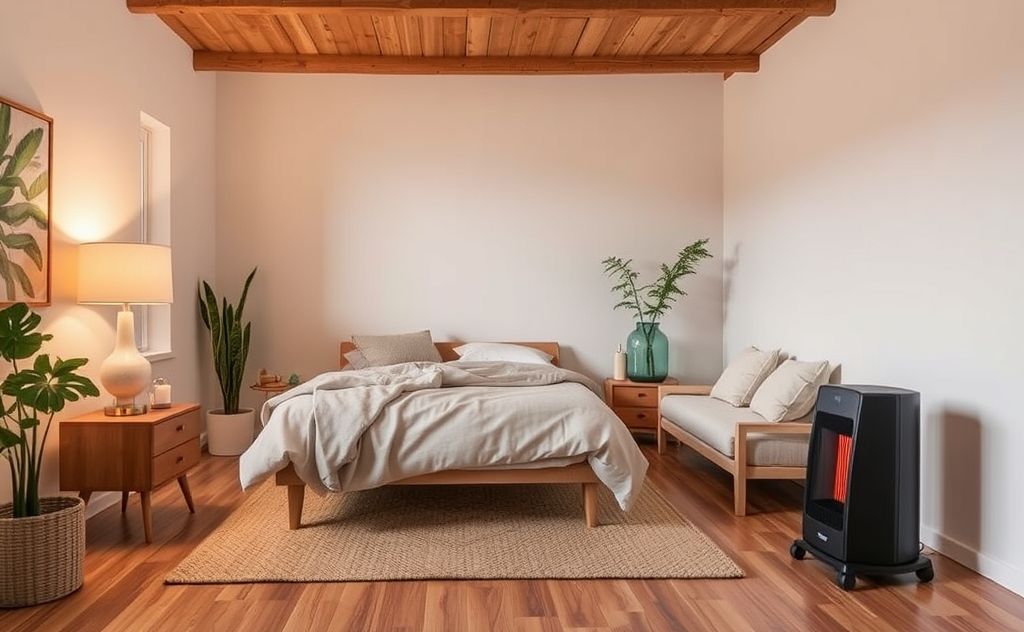 Ideal room placement for portable heater use