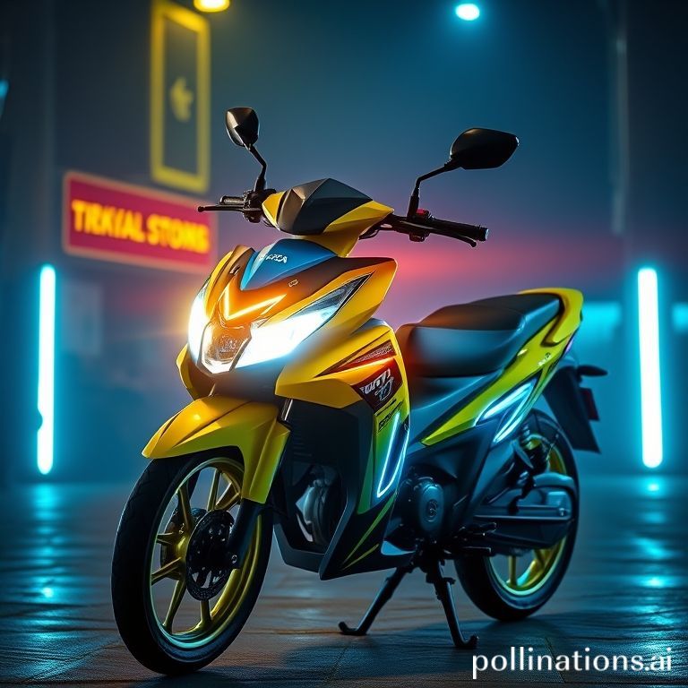Ilustrasi pulsa XL Axiata neon biru