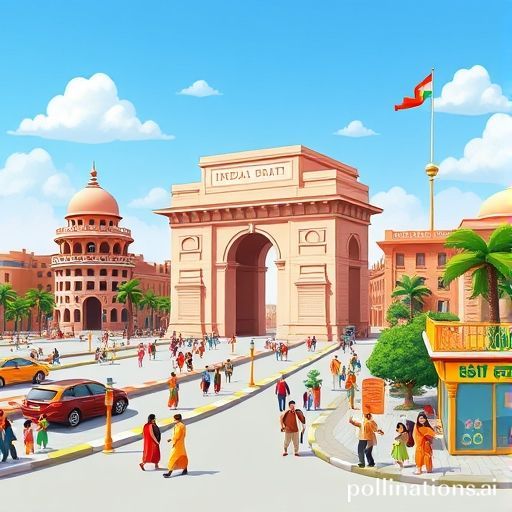 Illustration for a quiz about Capitales del mundo, related to: ¿Cuál es la capital de India?