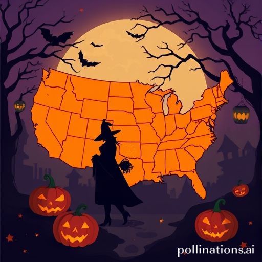 Illustration for a quiz about Halloween en el mundo: costumbres de distintos países, related to: ¿Cuál es una tradición común en Estados Unidos durante Halloween?