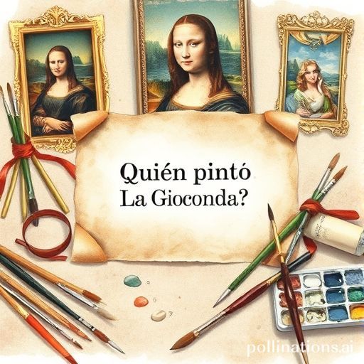 Illustration for a quiz about Pintores famosos, related to: ¿Quién pintó 'La Gioconda'?