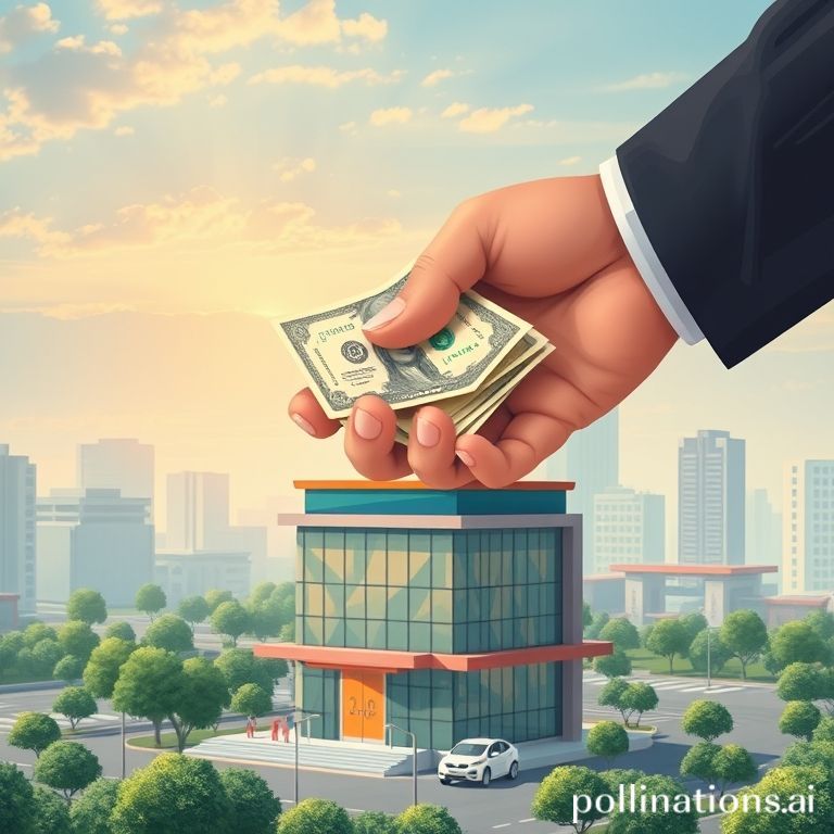 Ilustrasi cerah yang menunjukkan transaksi faktur dan uang tunai, menjelaskan bagaimana factoring dan pembiayaan invoice bekerja untuk mempercepat arus kas bisnis.