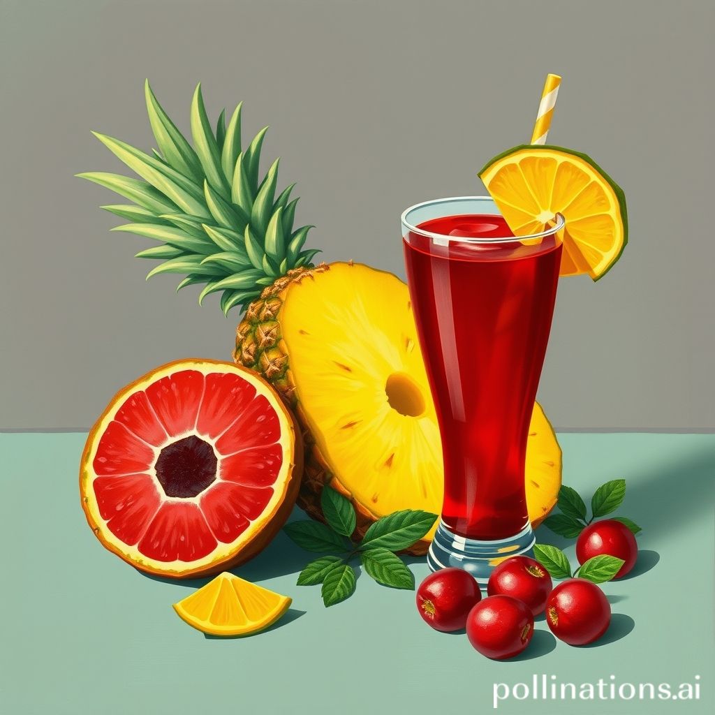 Immunity Boost: Pineapple's Vitamin C and Cranberry Juice's Antioxidant Benefits