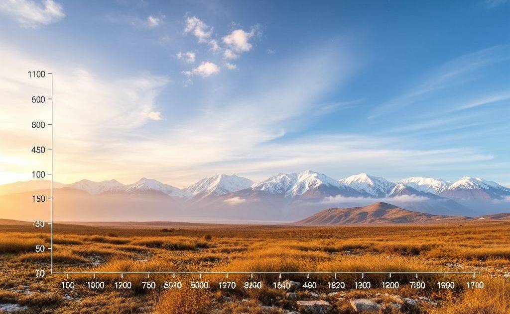 Impact of climate change on temperature over time