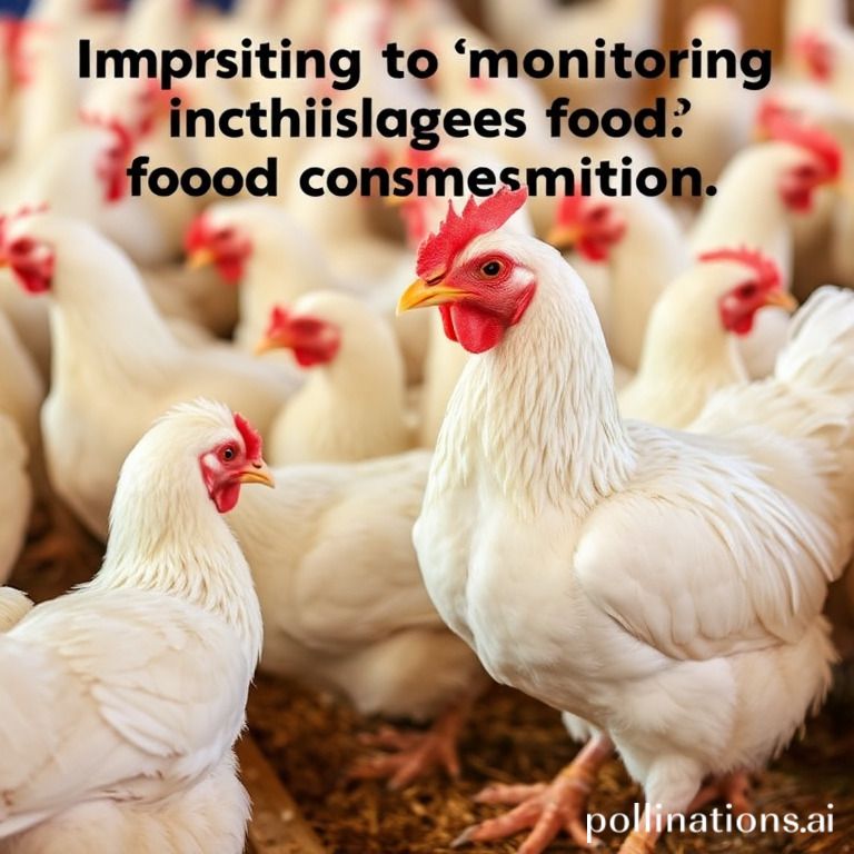 Chicken food monitoring