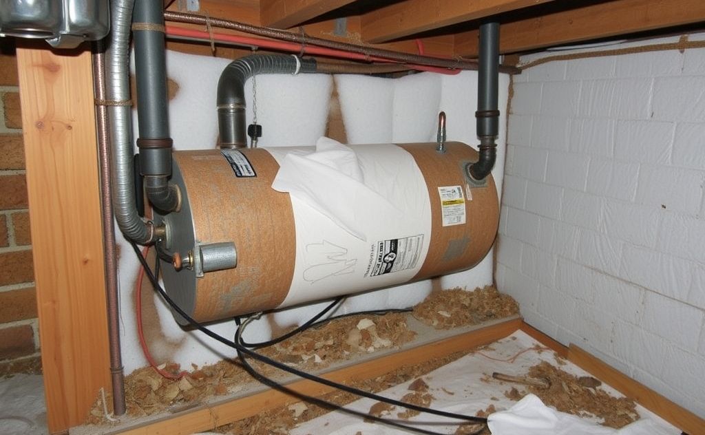 Improper heater insulation installation challenges