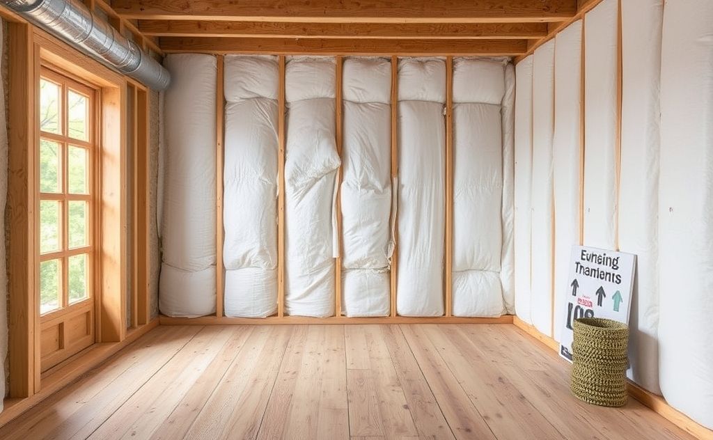 Improve room insulation for energy savings
