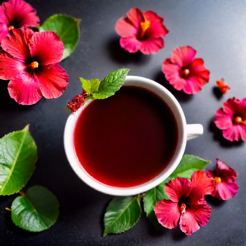 Low FODMAP hibiscus tea options.