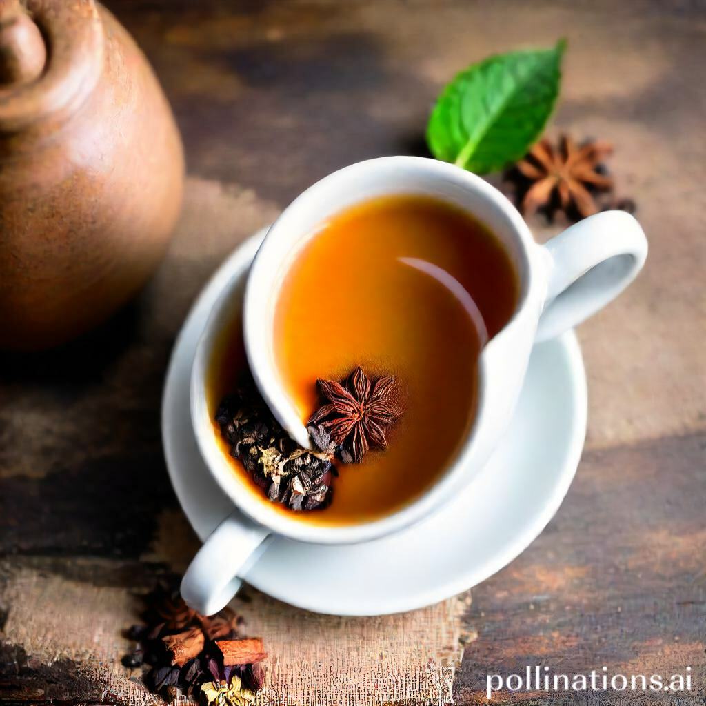 Chai tea for cramp relief