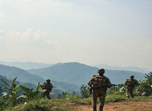 Indian Army patrolling Siliguri Corridor
