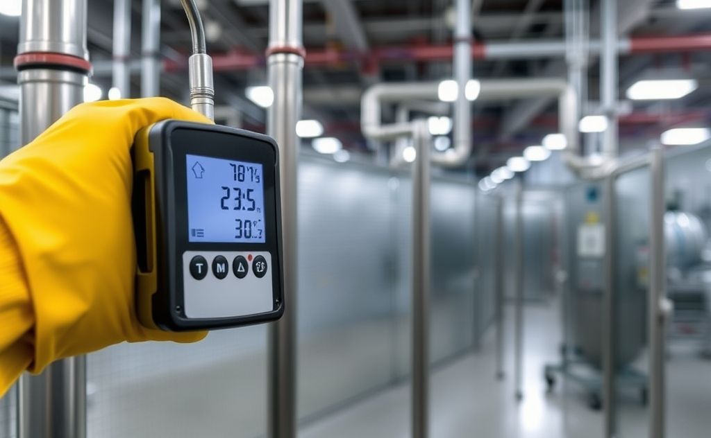 Industrial temperature monitoring ensures compliance and safety