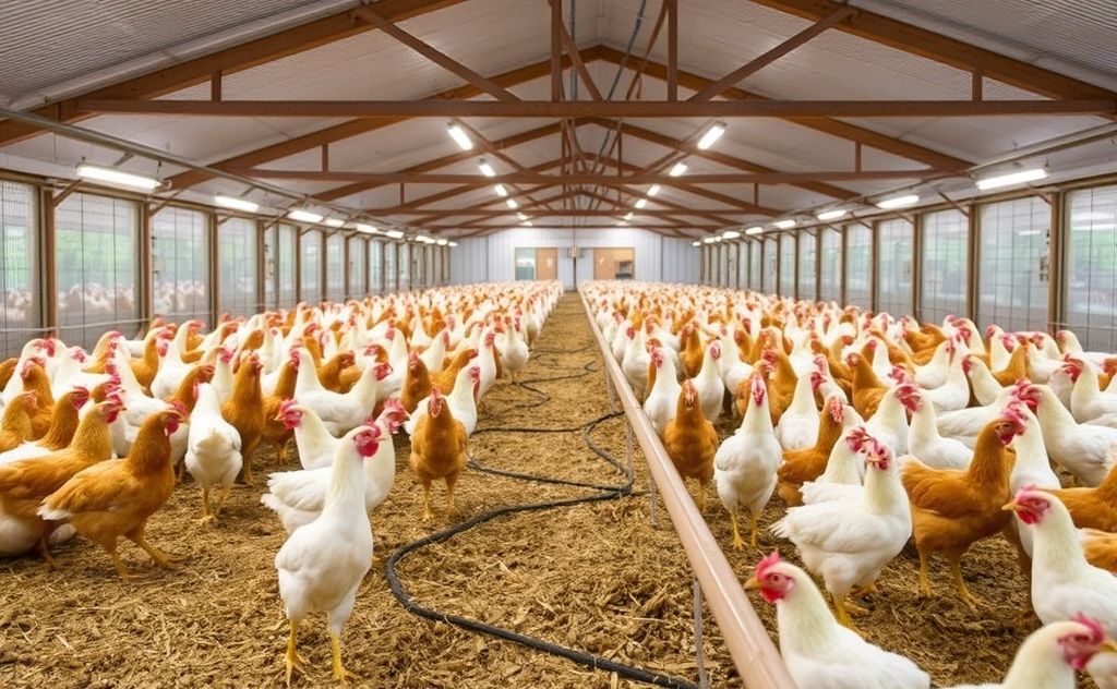 Industry standards for chicken house capacity