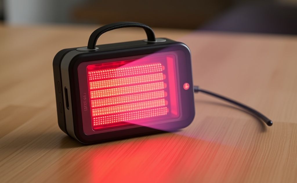 Infrared heating technology in a portable device