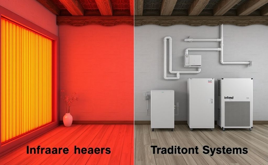 Infrared heating vs traditional systems comparison
