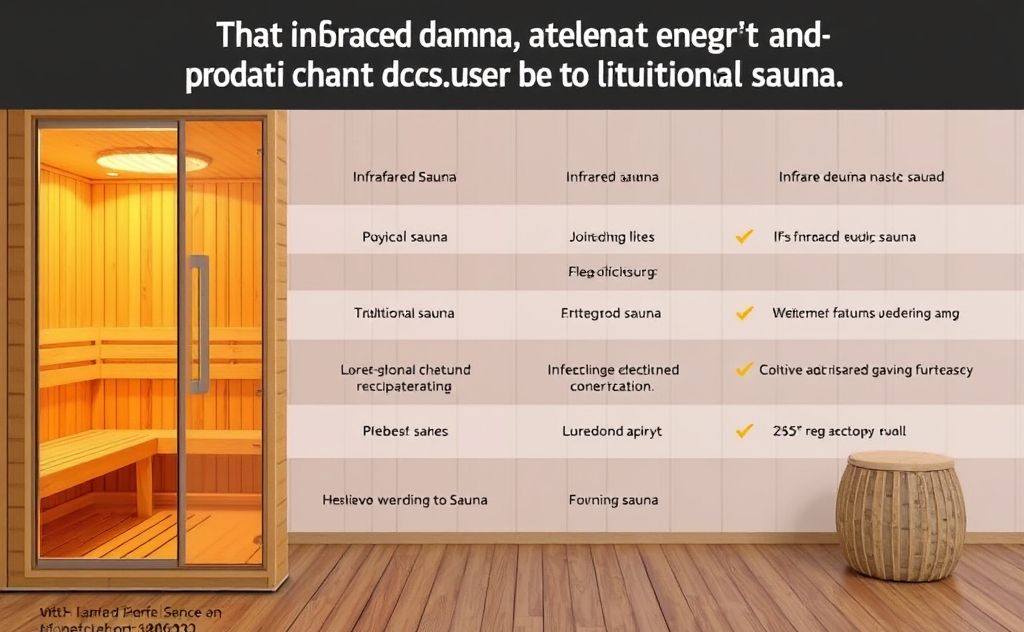 Infrared sauna benefits compared to traditional sauna