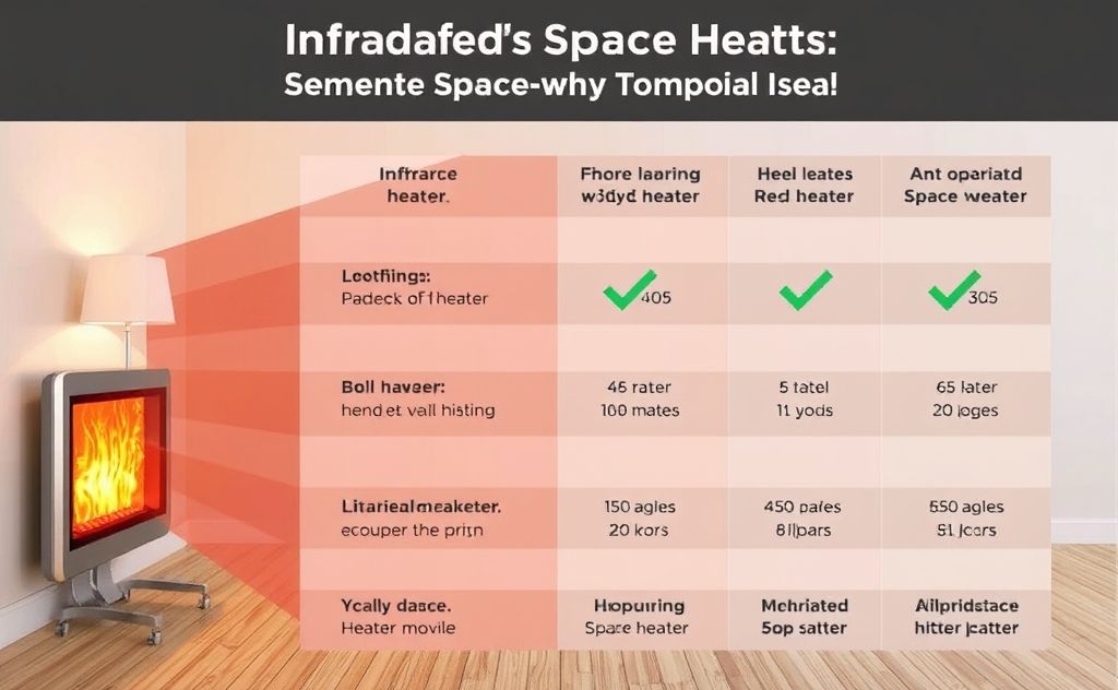Infrared space heater benefits and savings analysis