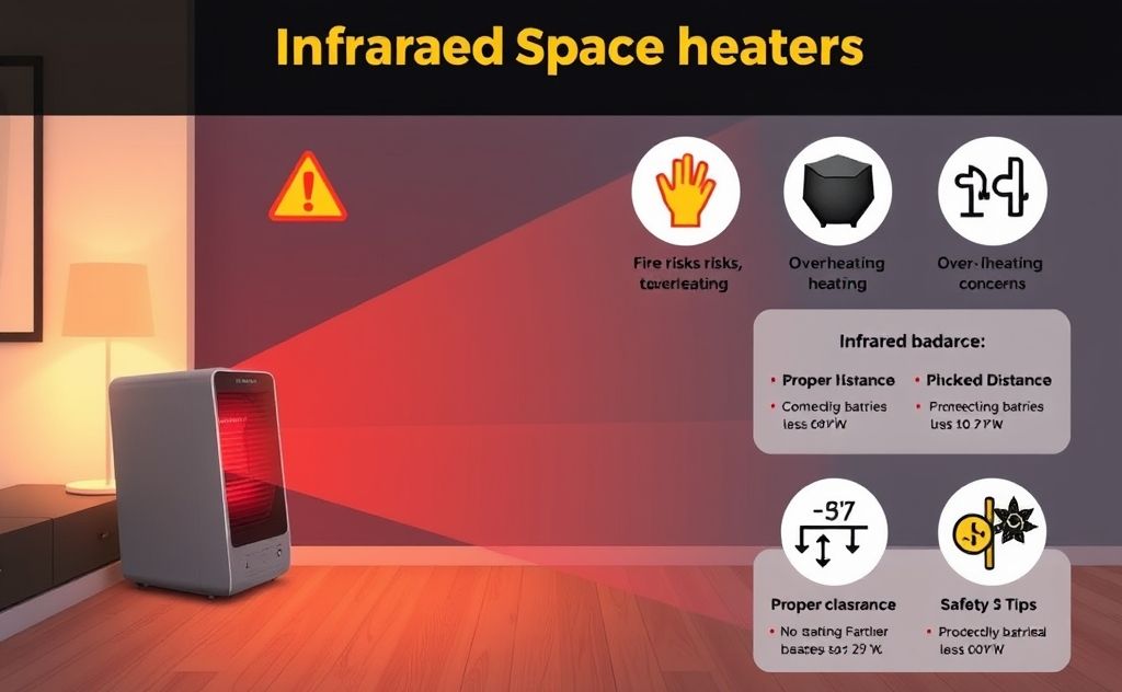 Infrared space heaters: risks and safety tips.