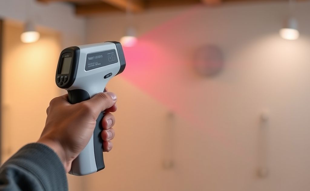 Infrared thermometer with advanced sensors technology