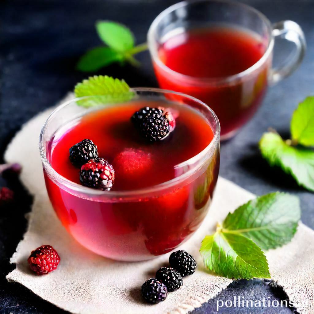 Mulberry tea with spices