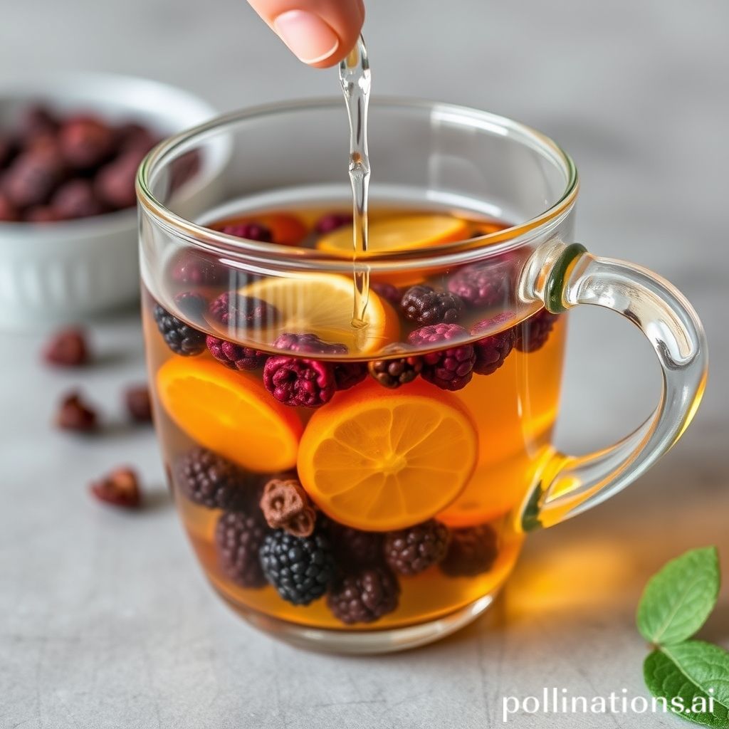 Mulberry tea with spices