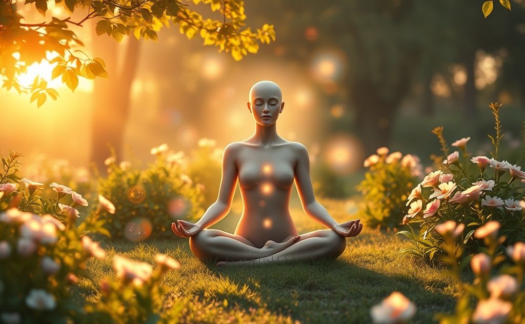 Inner balance achieved with energy healing