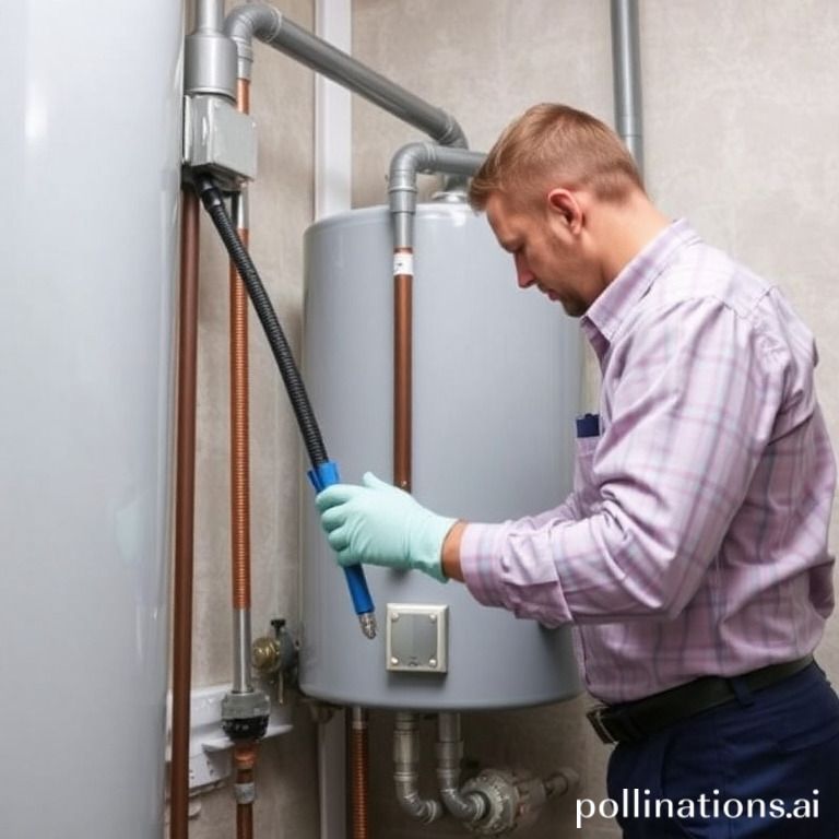 Inspecting and maintaining hot water storage tanks