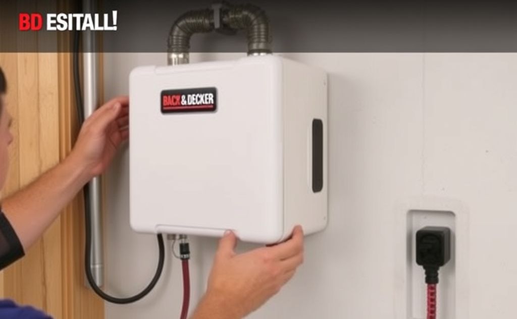 Install Black and Decker Electric Tankless Heater