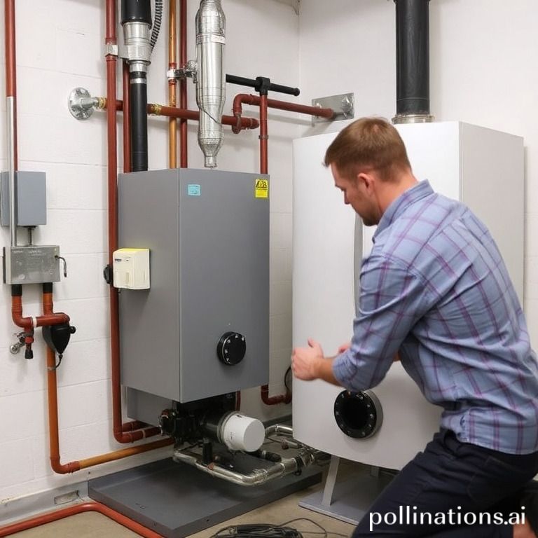 Installation and maintenance of a natural gas hydronic boiler