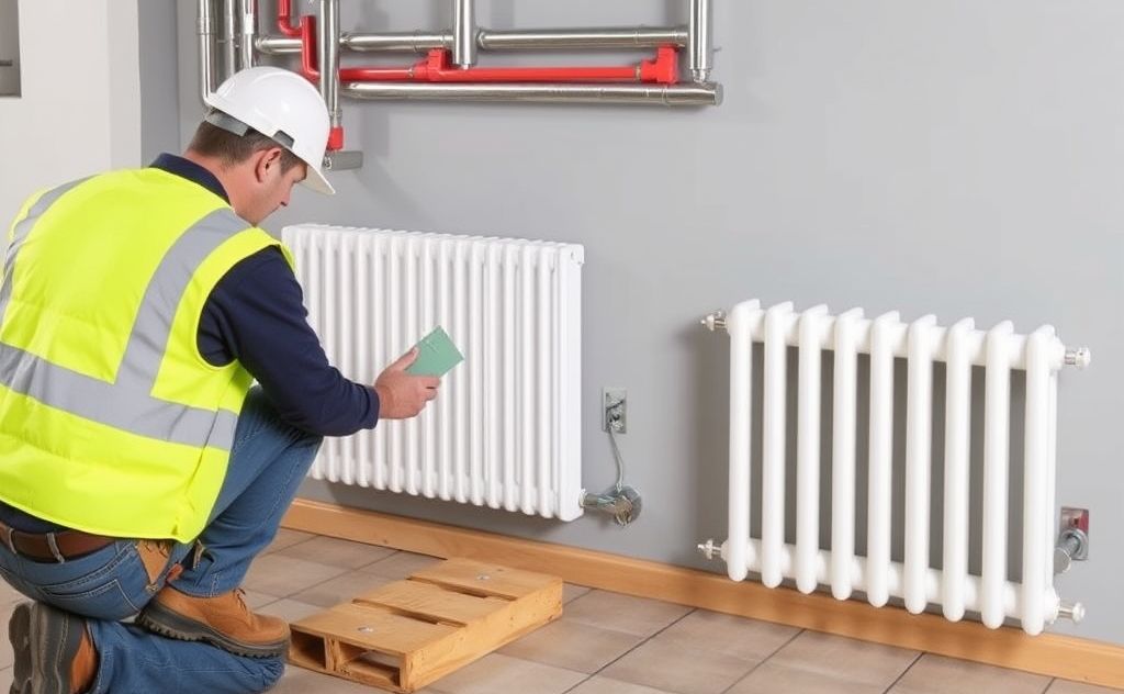 Installation labor costs for hydronic radiators